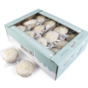 MAGDALENAS CUBIERTA CHOCO BLANCO 1ud (CAJA 24 ud.)